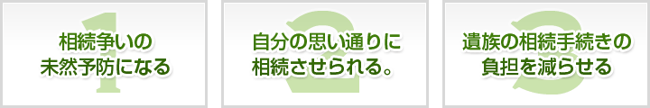 遺言書を作成するメリット